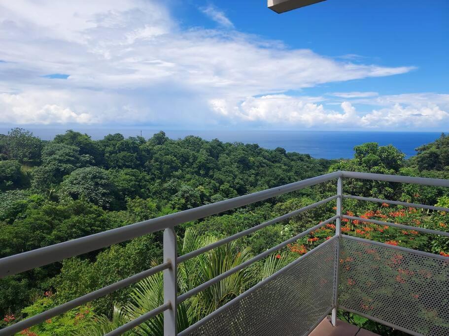 grand studio en bas de villa avec vue sur mer au Carbet Le Carbet Extérieur photo